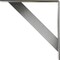 Ekena Millwork Traditional Steel Bracket, Stainless Steel 2"W x 16"D x 16"H BKTM02X16X16TRSS - alternate 9